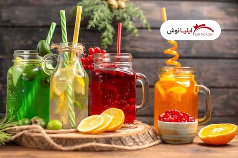 طرز تهیه نوشیدنی با کنسانتره و بنیان طبیعی